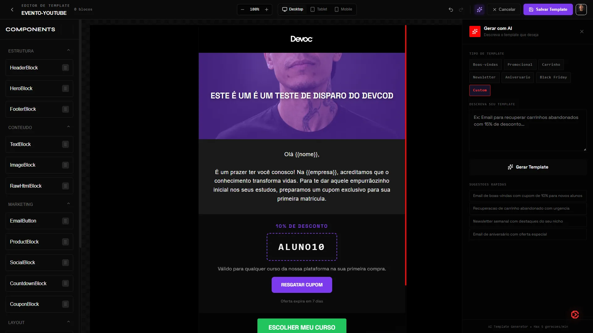 Gestão e Rastreamento de Leads